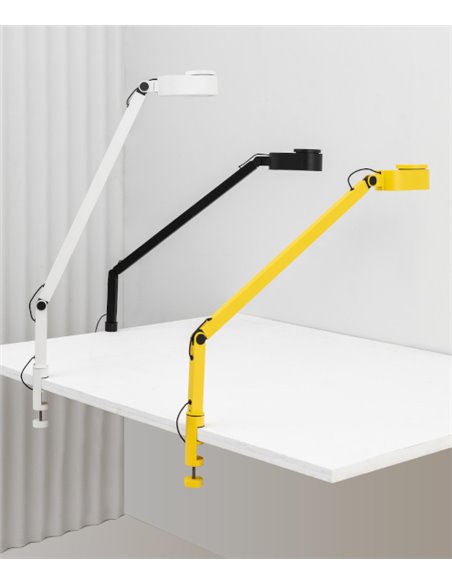 Inviting hook light - Faro - Adjustable and swivelling LED desk lamp