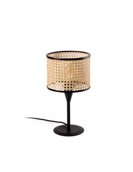 Mambo table lamp - Faro - Rattan lampshade, available in 2 sizes