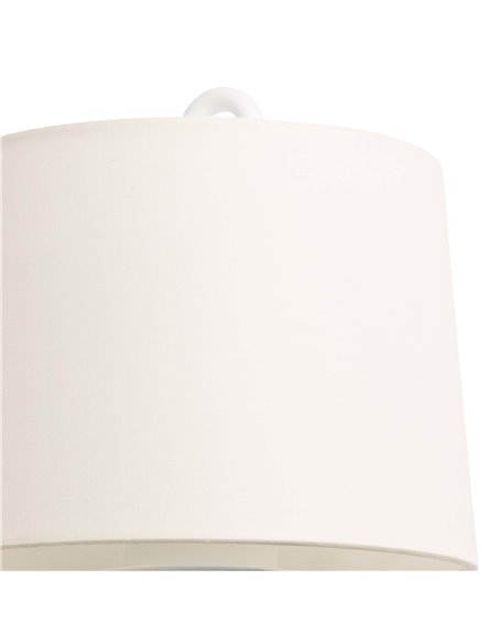 Montreal table lamp - Faro - White structure + white or beige lampshade