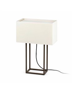 Vesper table lamp - Faro - Rectangular fabric lampshade 2