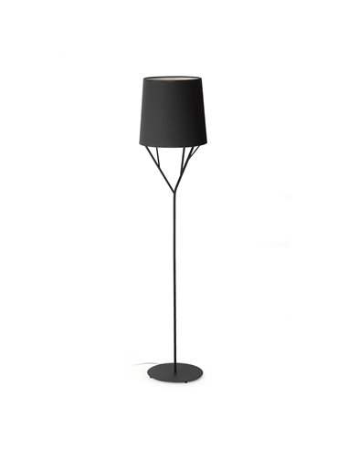 Tree floor lamp - Faro - Nature-inspired design in black or white