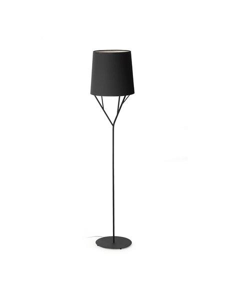 Tree floor lamp - Faro - Nature-inspired design in black or white