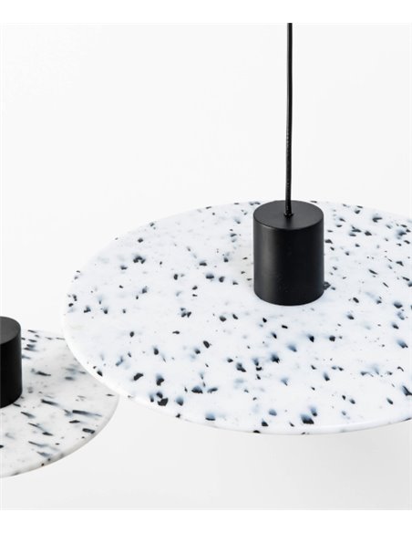 Confetti pendant light - Faro - Lampshade made of recycled materials, 2 sizes