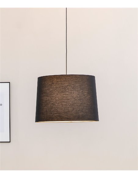 Conga pendant light - Faro - Papyrus lampshade, available in 3 colours