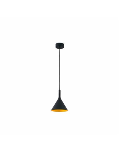 Pam pendant light - Faro - Minimalist steel design, available in white or black