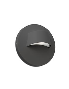 Brow wall light - Faro - LED outdoor lamp, white or dark grey finish 2