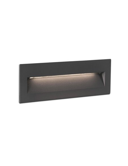 Nat outdoor recessed wall light - Faro - Modern horizontal design, LED lamp