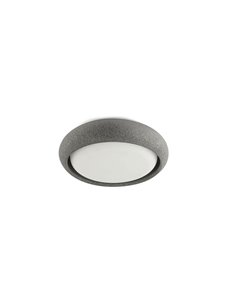 Anga outdoor ceiling light - Faro - Round cement design in 2 sizes and colours 2