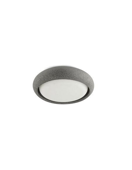 Anga outdoor ceiling light - Faro - Round cement design in 2 sizes and colours