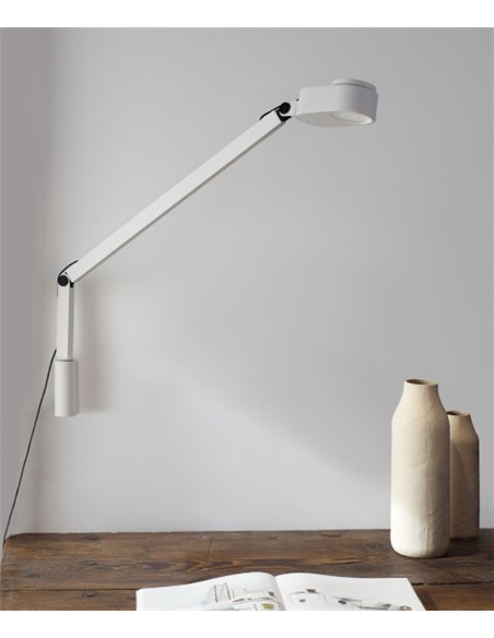 Inviting wall light - Faro - Dimmable LED reading lamp, adjustable arm