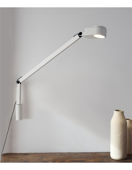 Inviting wall light - Faro - Dimmable LED reading lamp, adjustable arm