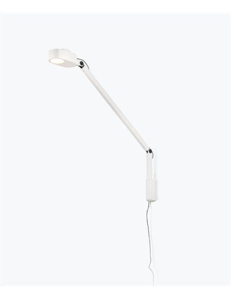 Inviting wall light - Faro - Dimmable LED reading lamp, adjustable arm