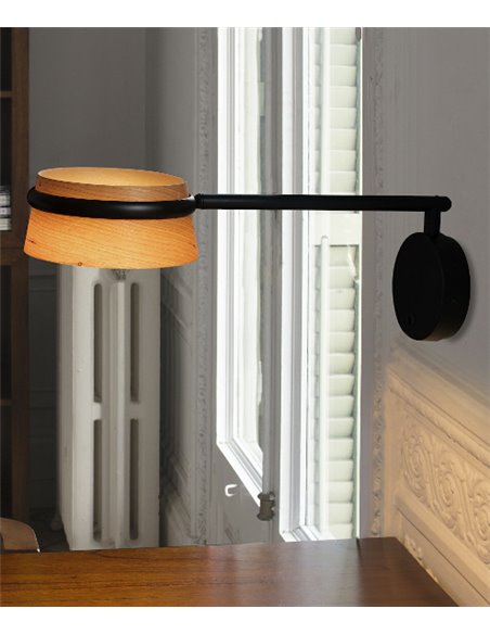 Loop wall light - Faro - Adjustable lamp with touch dimmer