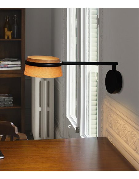 Loop wall light - Faro - Adjustable lamp with touch dimmer