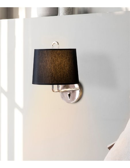 Montreal wall light - Faro - Fabric lampshade