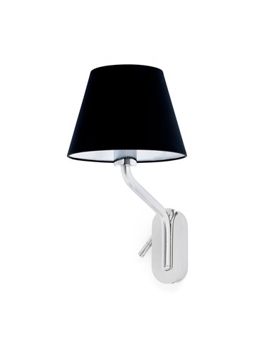 Eterna Right wall light - Faro - Lamp with reader in 3 colours