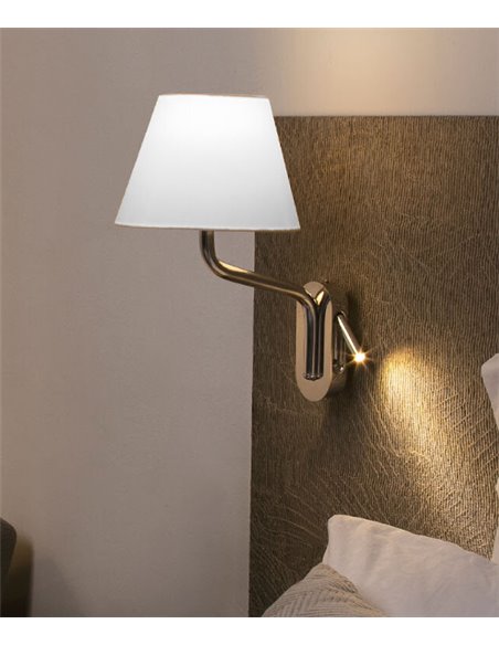 Eterna Left wall light - Faro - Reading light in 3 colours