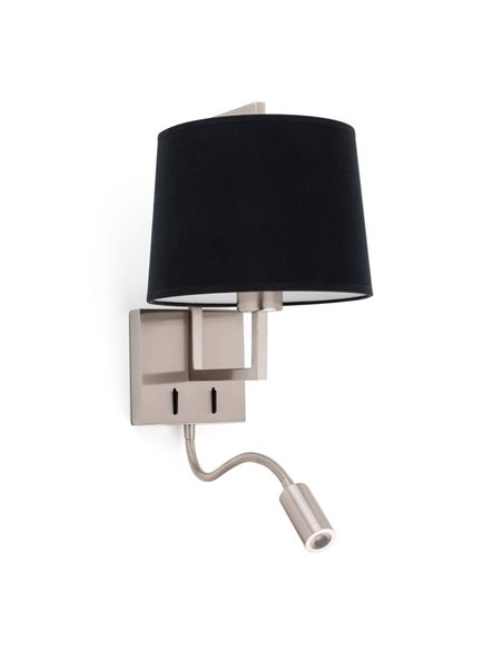 Frame wall light - Faro - Lamp with LED reader