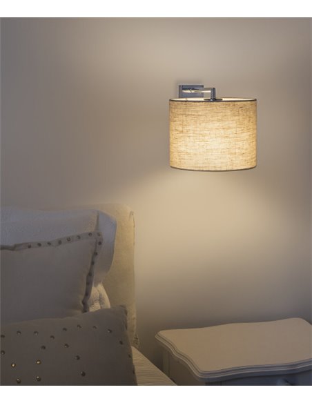 Sahara wall light - Faro - Modern lamp with reader, 2 switches