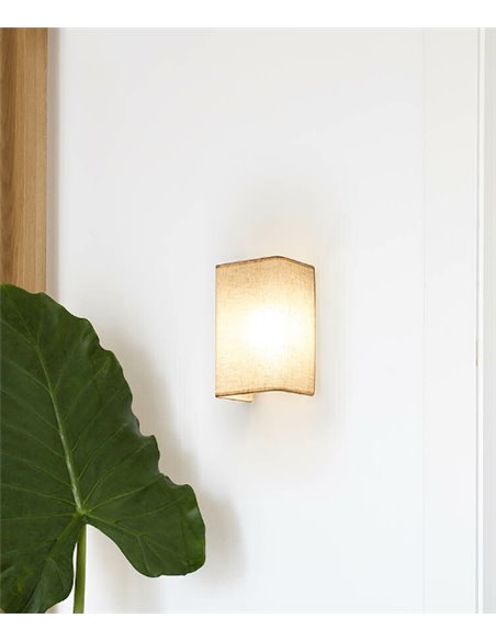 Otton RTC vertical wall light - Faro - Linen lamp