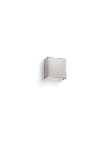 Otton SQ 200 wall light - Faro - Square linen design