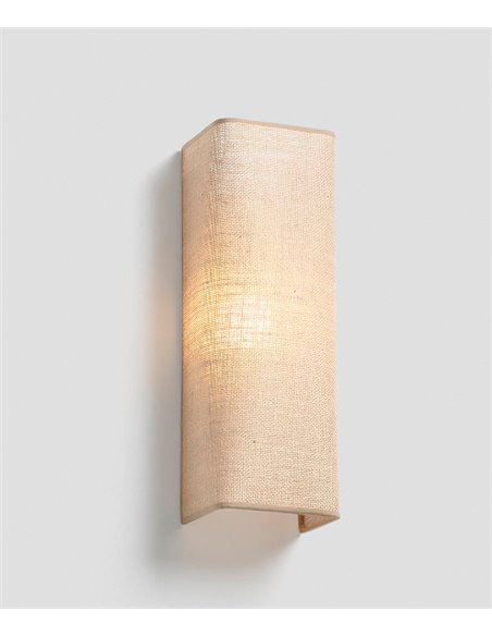 Otton RCT vertical wall light - Faro - Decorative linen lamp in 2 colours