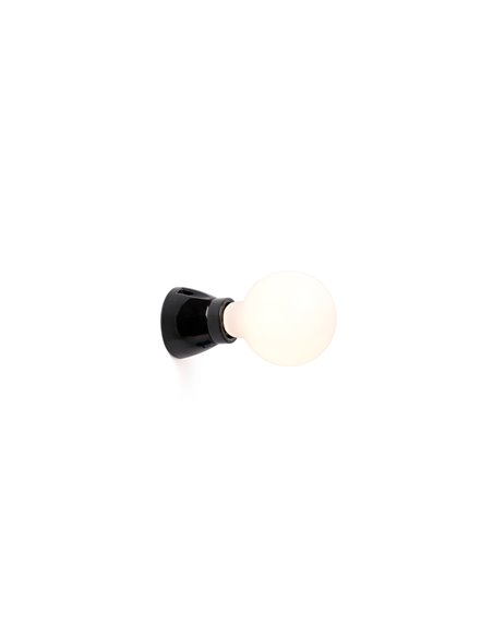 Kera wall light - Faro - Decorative ceramic lamp in black or white