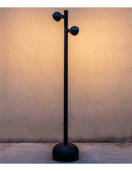 Brot portable outdoor lantern - Faro - Modern black design in 2 sizes