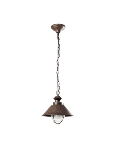 Nautica pendant light - Faro - Vintage design in white or rustic brown