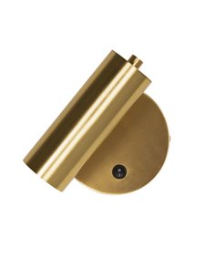 Aplique de pared Sette - Pedret - Lámpara orientable de latón en 2 colores 2