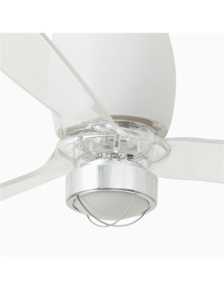 Eterfan ceiling fan with/without light – Faro – Remote control, 6 speeds, Several finishes, DC motor