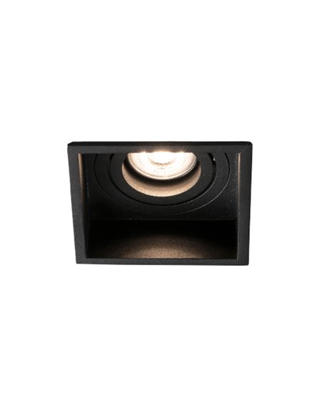 Hyde recessed ceiling downlight - Faro - Square lamp, GU10, 8.9 cm