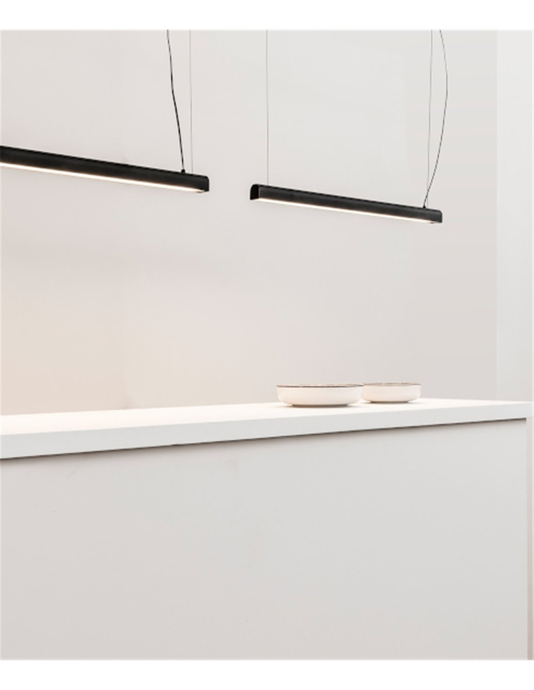 Vico pendant light - Faro - Surface mounted canopy, 60 cm/115 cm Vico pendant light - Faro - Surface mounted canopy, 60 cm/115 cm