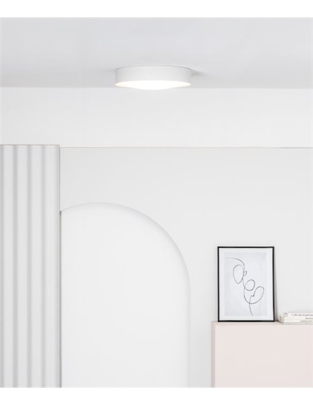Vuk round ceiling light - Faro - IP44, Ø 36 cm, LED