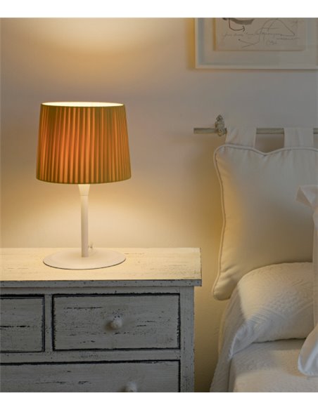 Samba table lamp - Faro - Textile lampshade, Ø 44,5 cm, Ø 49,5 cm