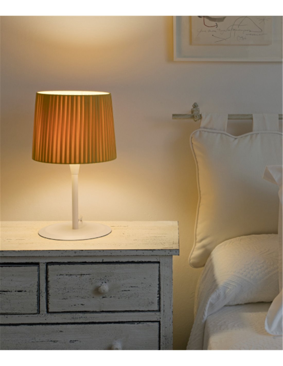 Samba table lamp - Faro - Textile lampshade, Ø 44,5 cm, Ø 49,5 cm Samba table lamp - Faro - Textile lampshade, Ø 44,5 cm, Ø 49,5 cm