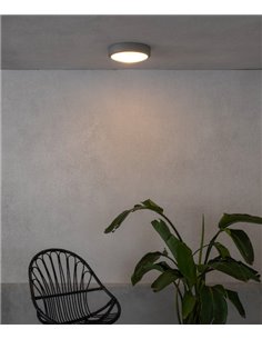 Classic grey ceiling lamp - Yen - Faro