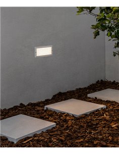 Recessed lamp with two luminaires available in two colors - Stripe - Faro