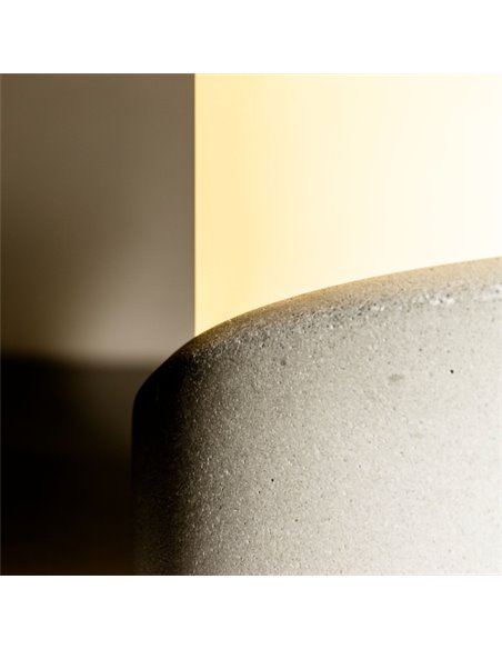 Lámpara baliza gris cemento dos tamaños - Block – Faro