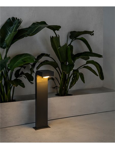 Lámpara baliza gris oscuro 66cm – Klamp – Faro