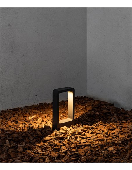 Lámpara LED gris oscuro disponible en dos tamaños – Das – Faro