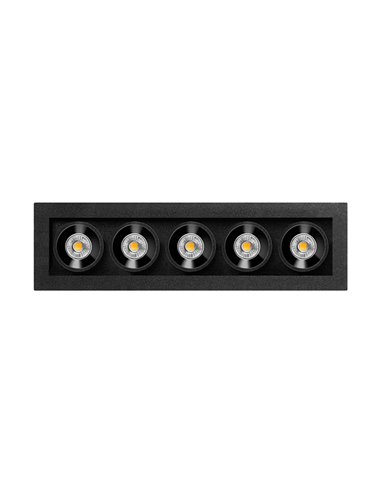 Black Foster Micro recessed luminaire...