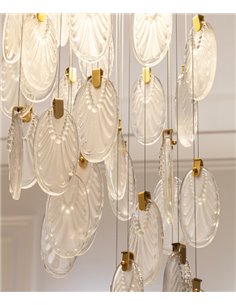 Wellington pendant light - Mariner - Gold finish, elegant design 2