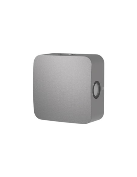 Wall light - Illus - Square outdoor light, grey finish