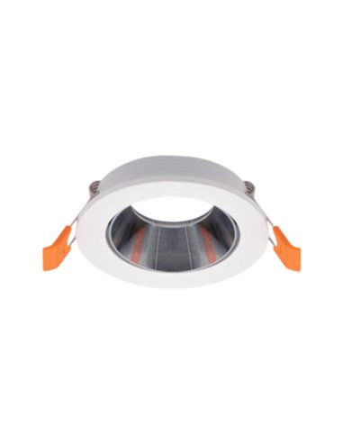 Round fixed recessed ceiling frame - Illus - Available in 3 colours, Ø 90x30 mm