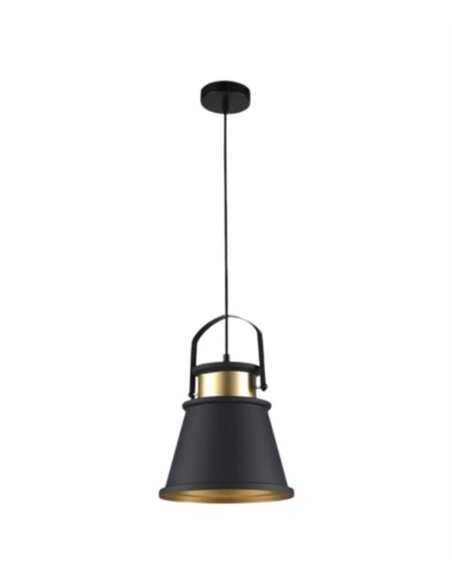 Pendant light - Illus - Black industrial design