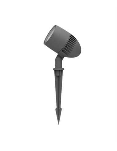 Surface mounted spotlight with spike - Illus - Adjustable floor spotlight LED