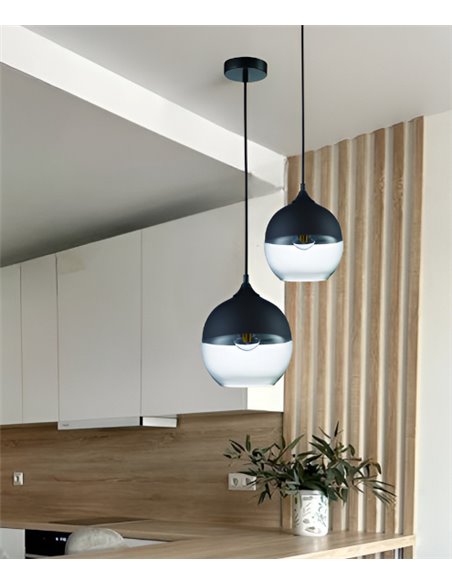 Pendant ceiling light - Illus - Available in 3 colours