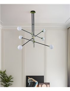 Ball pendant light - Illus - Available in 2 sizes