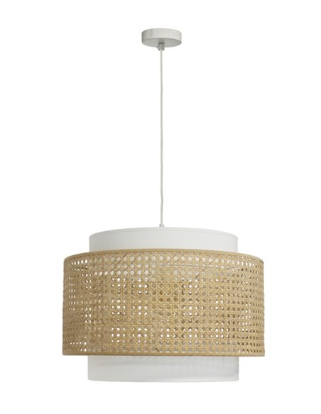 Lovina pendant light - IDP Lampshades - Mesh shade, ecru finish, Ø 40 cm